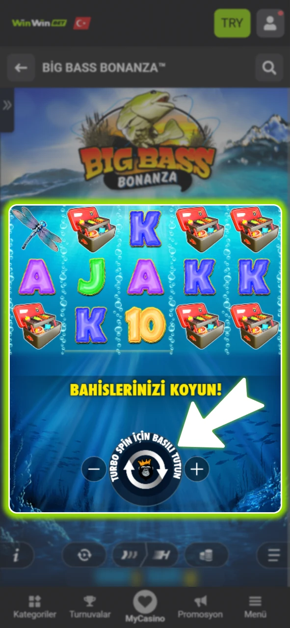 Favori oyununuzu seçip resmi WinWin slot makinelerinde şansınızı denemeye başlayın.