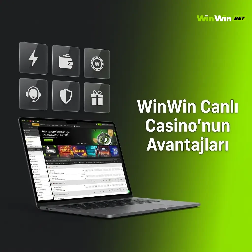 WinWin canlı casino avantajları: gerçek krupiye, yüksek RTP, geniş oyun seçimi ve mobil uyumluluk.