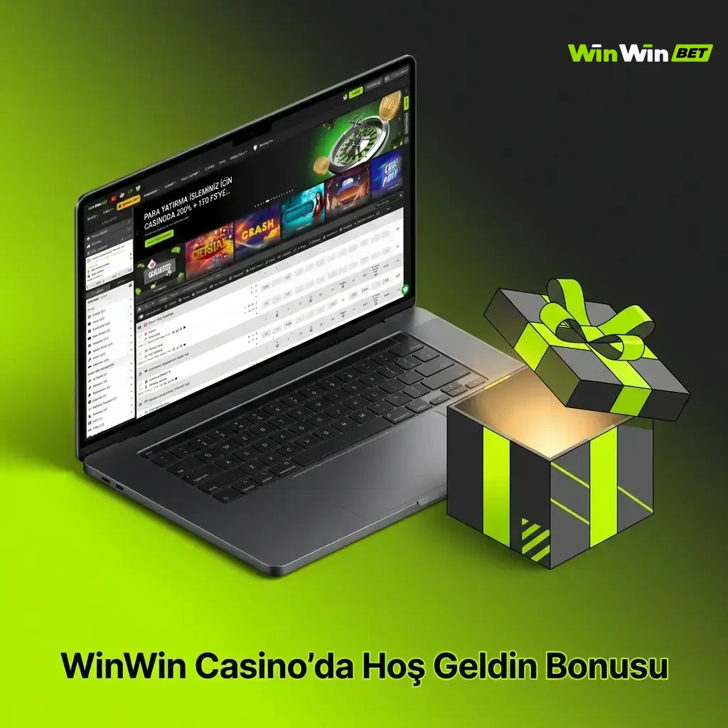 WinWin Casino hoş geldin bonusu: 4.000 TRY'a kadar spor bonusu, %200 para yatırma ve 150 ücretsiz döndürme.