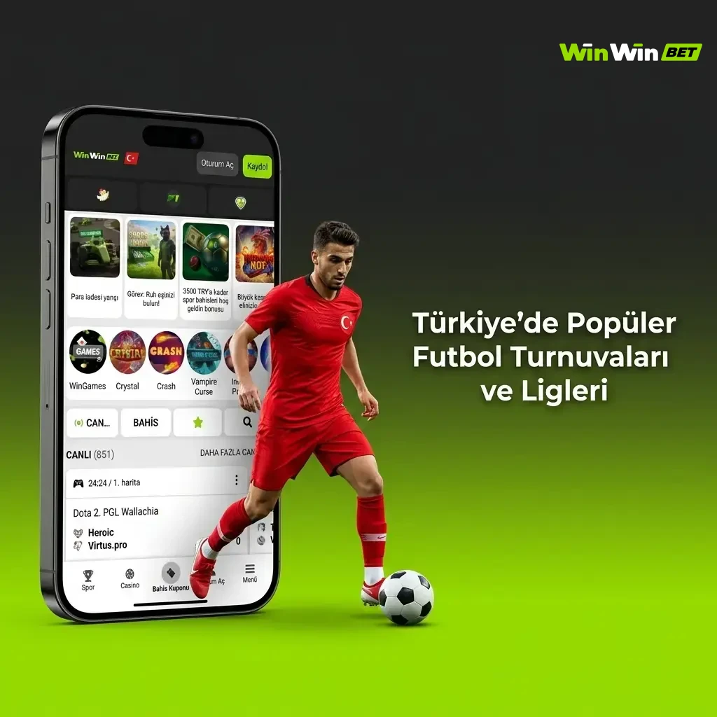 Türkiye'de popüler futbol turnuvaları: Süper Lig, Şampiyonlar Ligi ve dünya ligleri bahis seçenekleri.